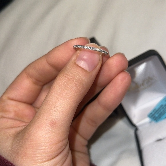 Eternity Genuine Diamond Wedding Band - Picture 8 of 14